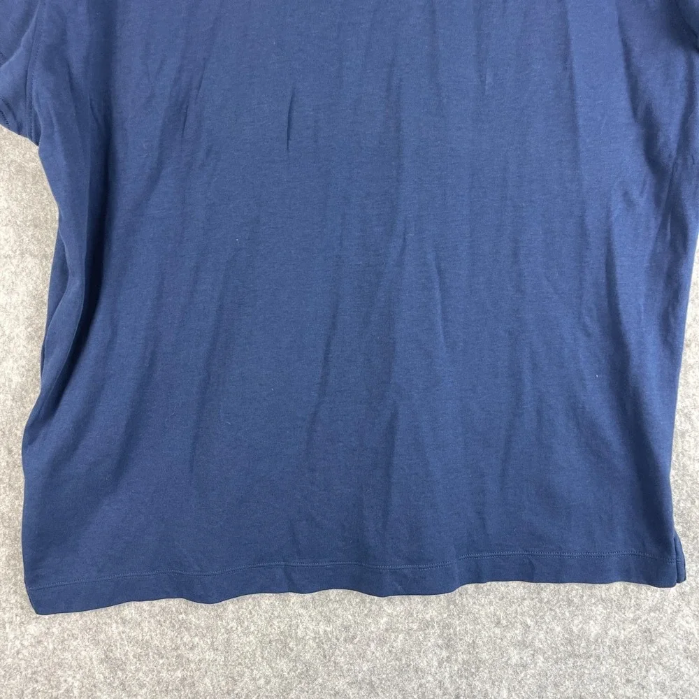 Banana Republic Shirt Mens XL Blue Luxury Touch Button Up Cotton Soft Retro NWT